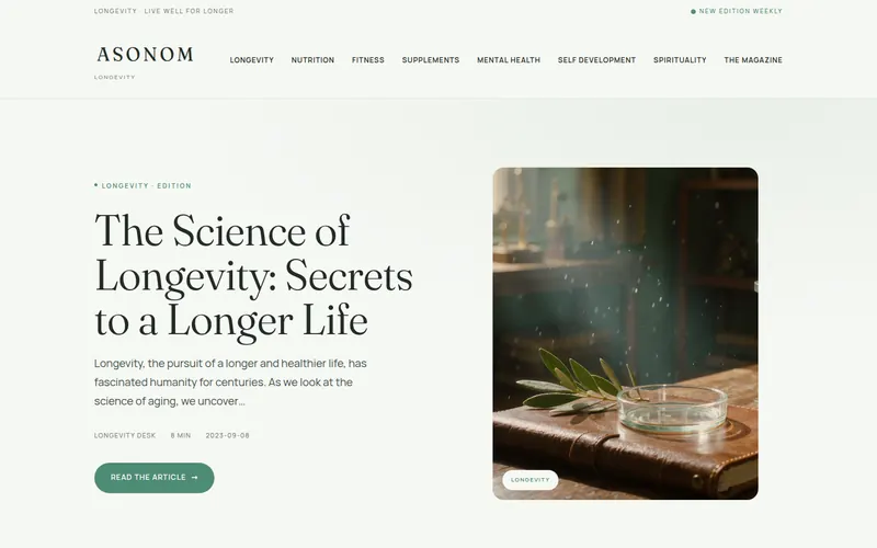 Home page of asonom.com