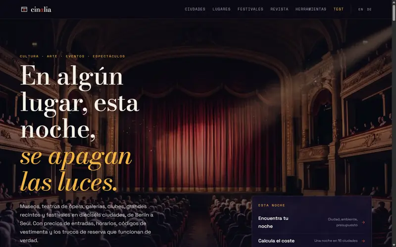 Portada de cinalia.es