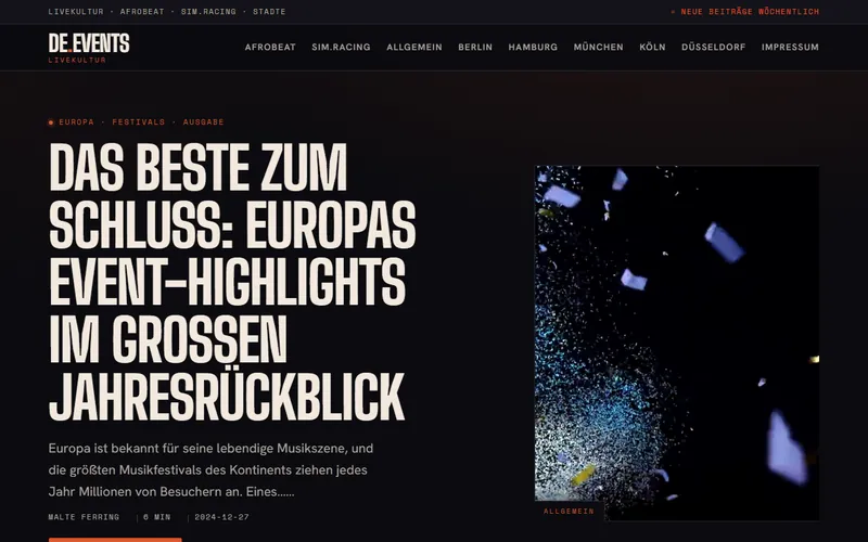 Home page of de.events