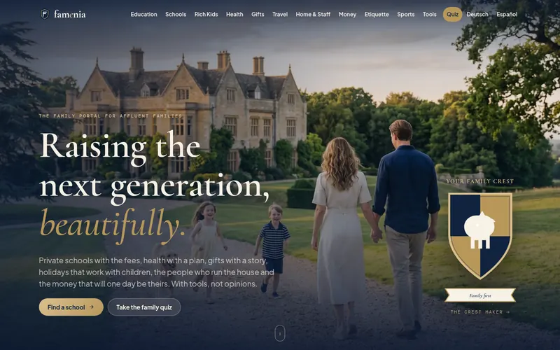 Home page of famenia.com