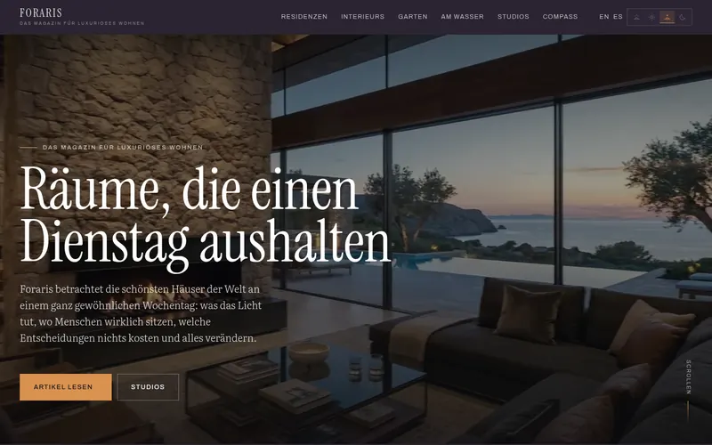 Startseite von foraris.de
