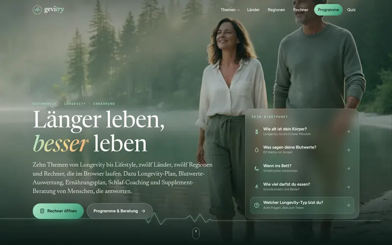 Startseite von gevitry.de
