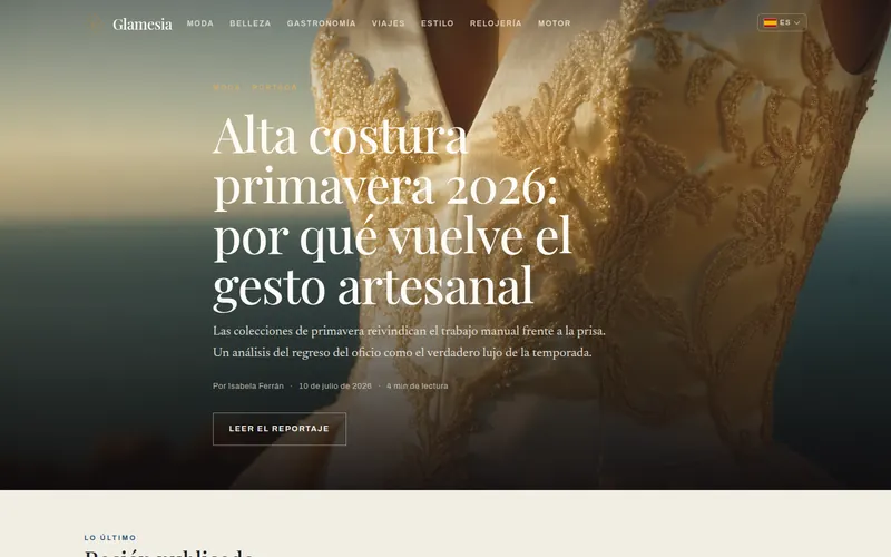 Portada de glamesia.es