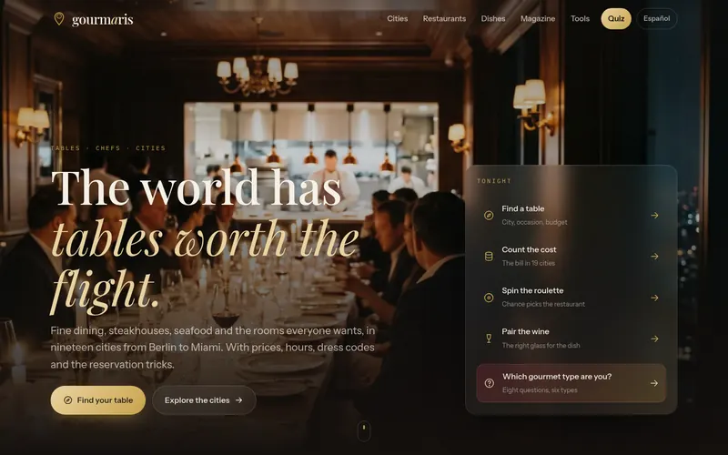 Home page of gourmaris.com