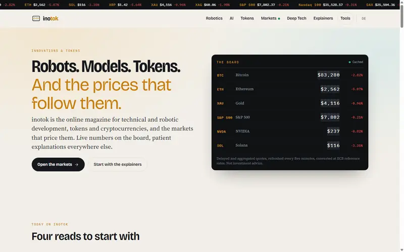 Home page of inotok.com