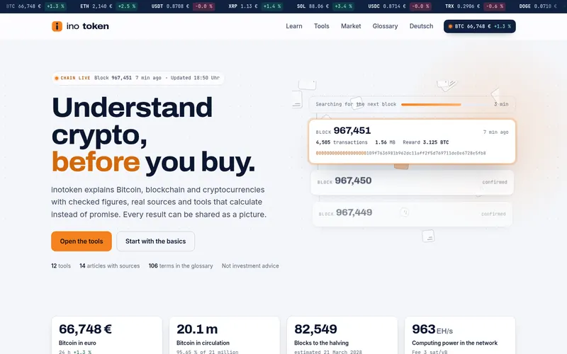 Home page of inotoken.com
