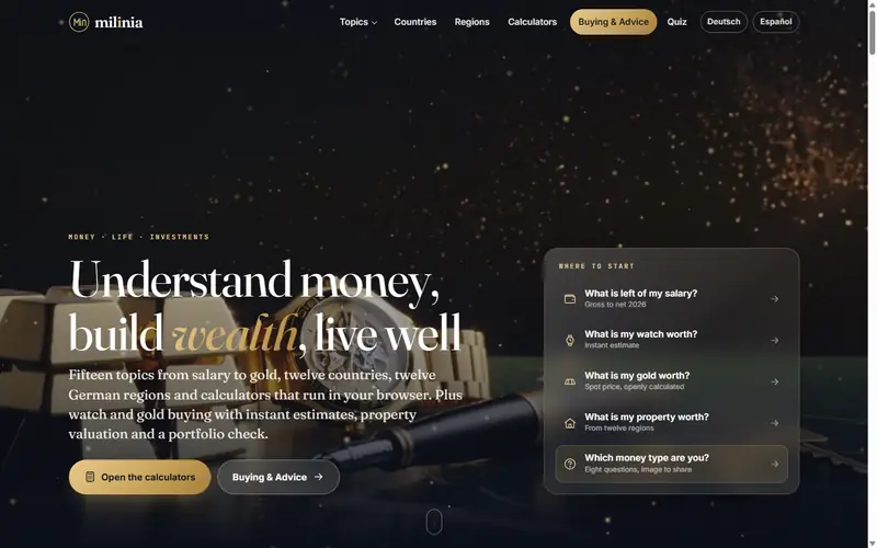 Home page of milinia.com