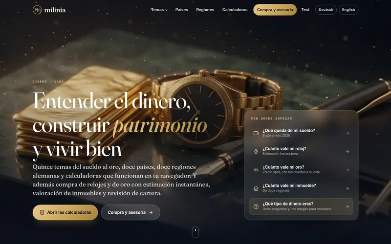 Portada de milinia.es