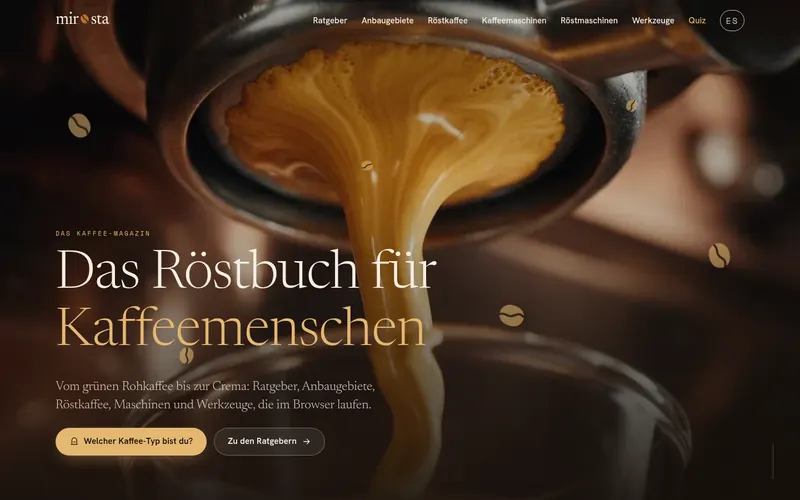 Startseite von mirosta.de
