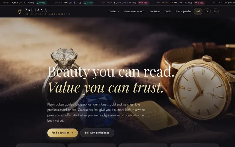 Home page of paliana.com