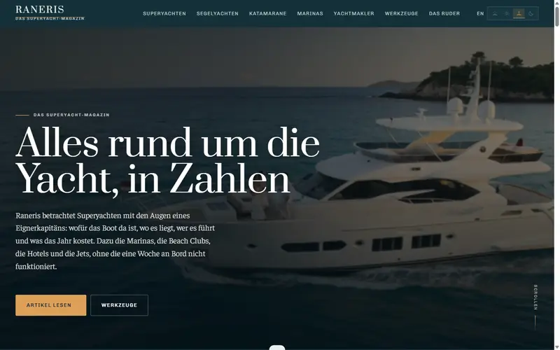 Startseite von raneris.de