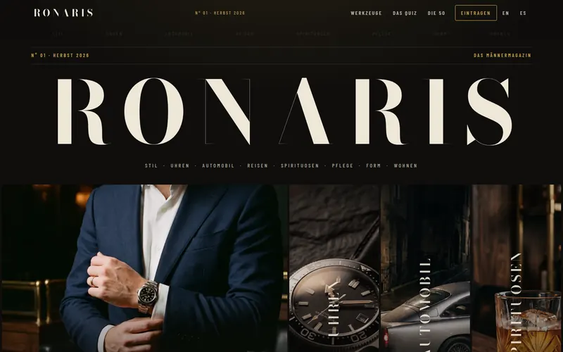 Startseite von ronaris.de