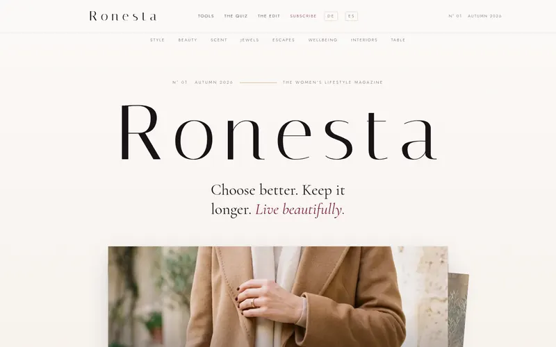 Home page of ronesta.com